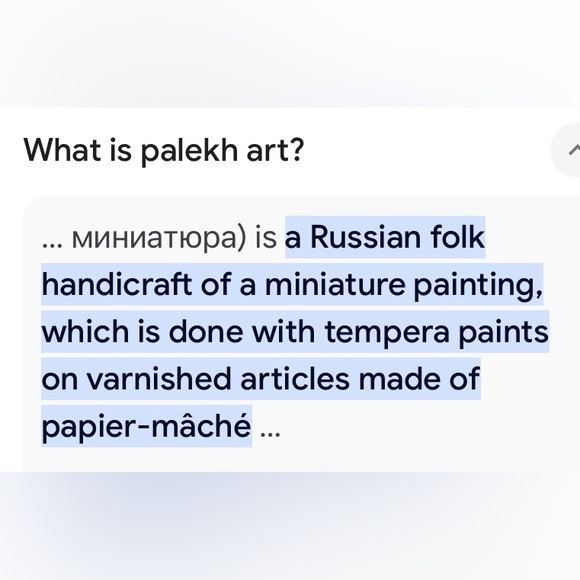 Vintage Russian Brooch  RARE find. Lacquer Hand painted  Wooden - Picture 5 of 5